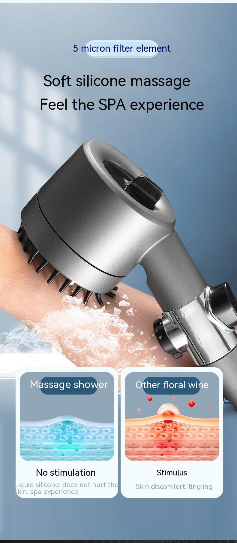 Adjustable Strong Supercharged Shower Head