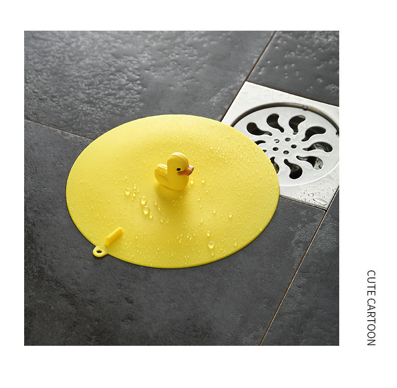 Kitchen Silicone Floor Drain Cover Toilet Anti-odor Artifact Pad